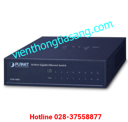 Bộ chuyển mạch Fast Ethernet PLANET GSD-1603