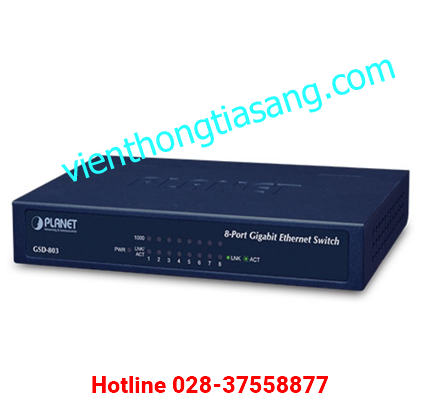 Bộ Chuyển Mạch 8 Cổng PLANET GSD-803