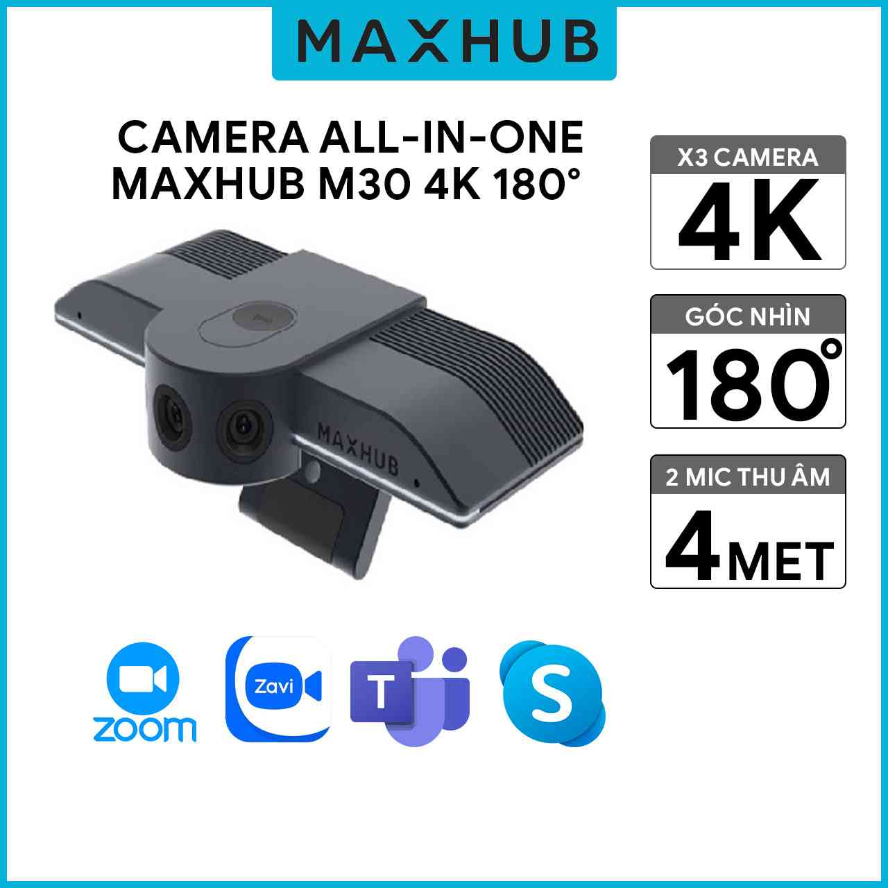 Camera Hội Nghị Maxhub UC M30